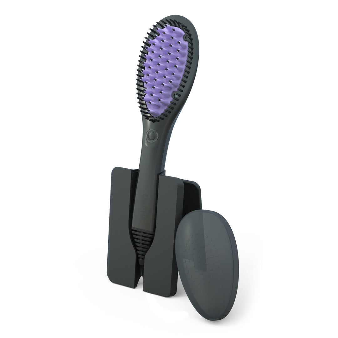 מברשת להחלקת שיער+ מעמד וכיסוי טרמי מהדורה מוגבלת